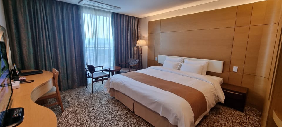 Premium bedding, individually furnished, desk, blackout drapes