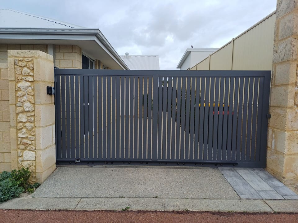 Entrance secure parking 