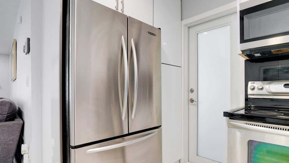 Fully equipped kitchen with complete set of cookware