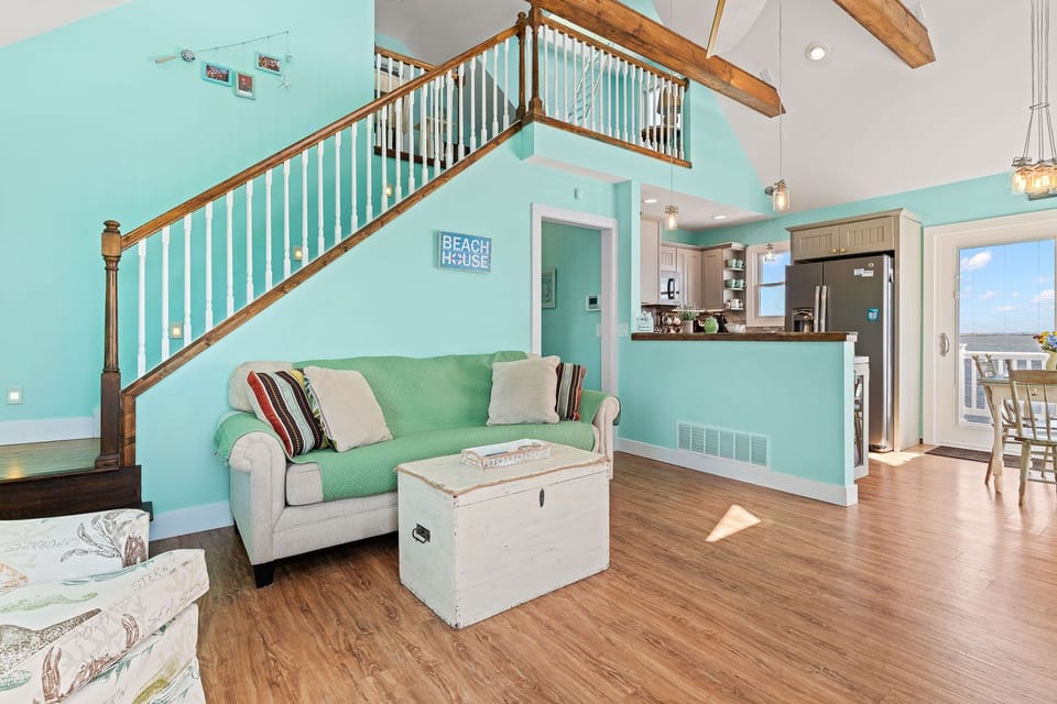 Living Area/ Stairs to Upstairs