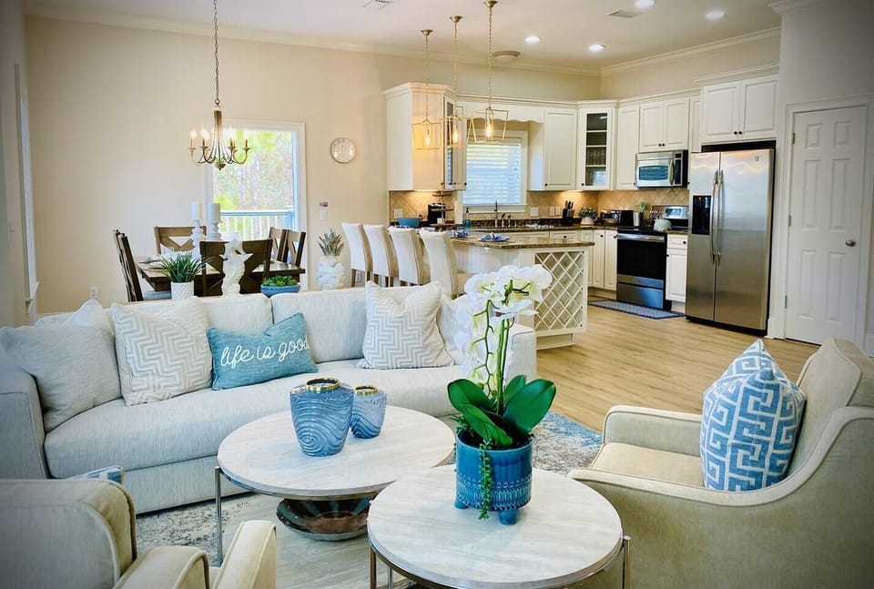 Main Living Room and Dining Room