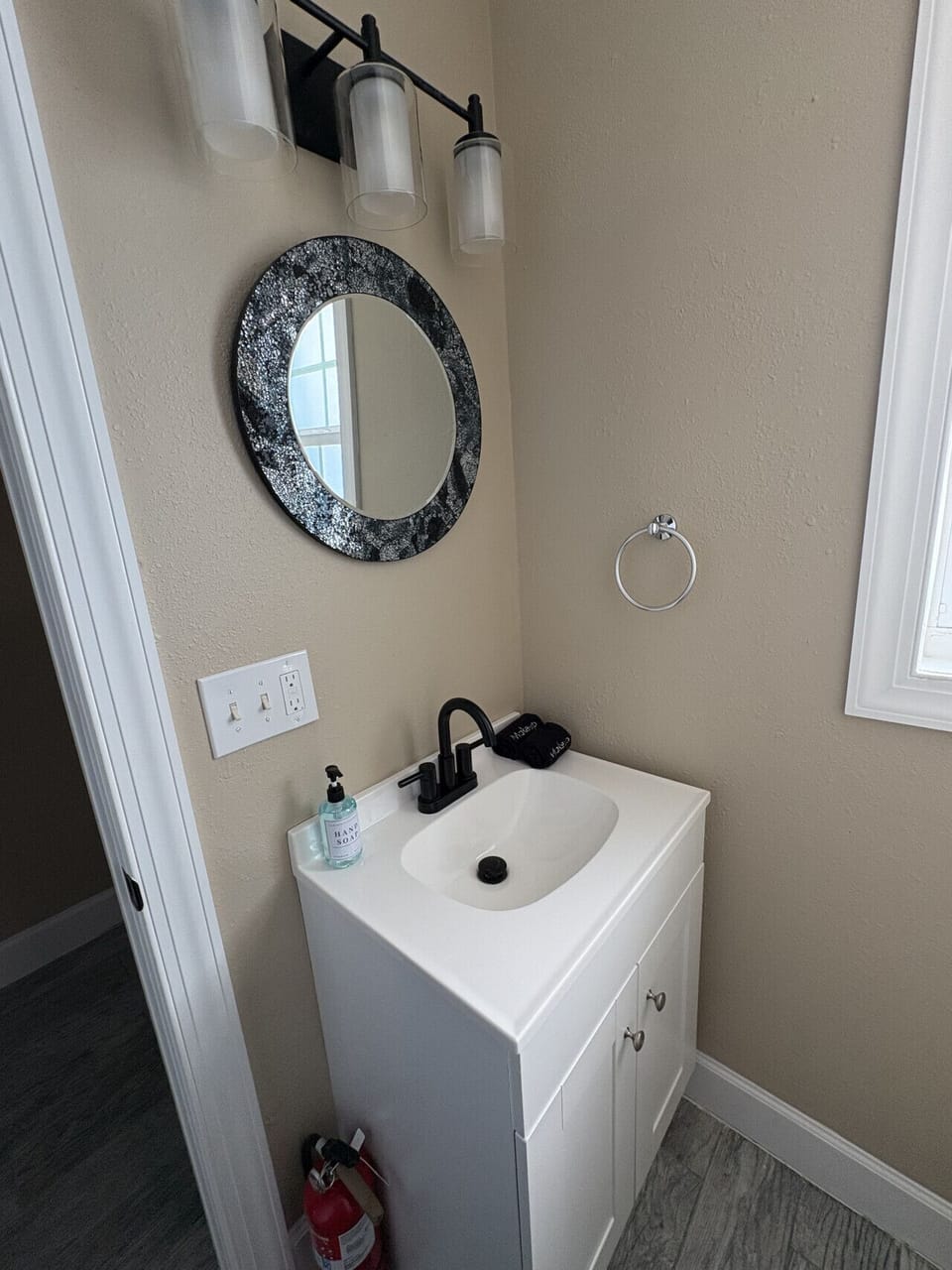 Full size bathroom with shower