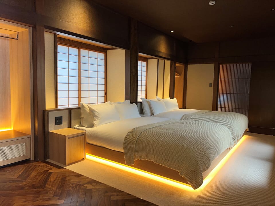 Premium Suite Japanese Western Style Room, Garden View, Non Smoking | Down comforters, in-room safe, desk, laptop workspace