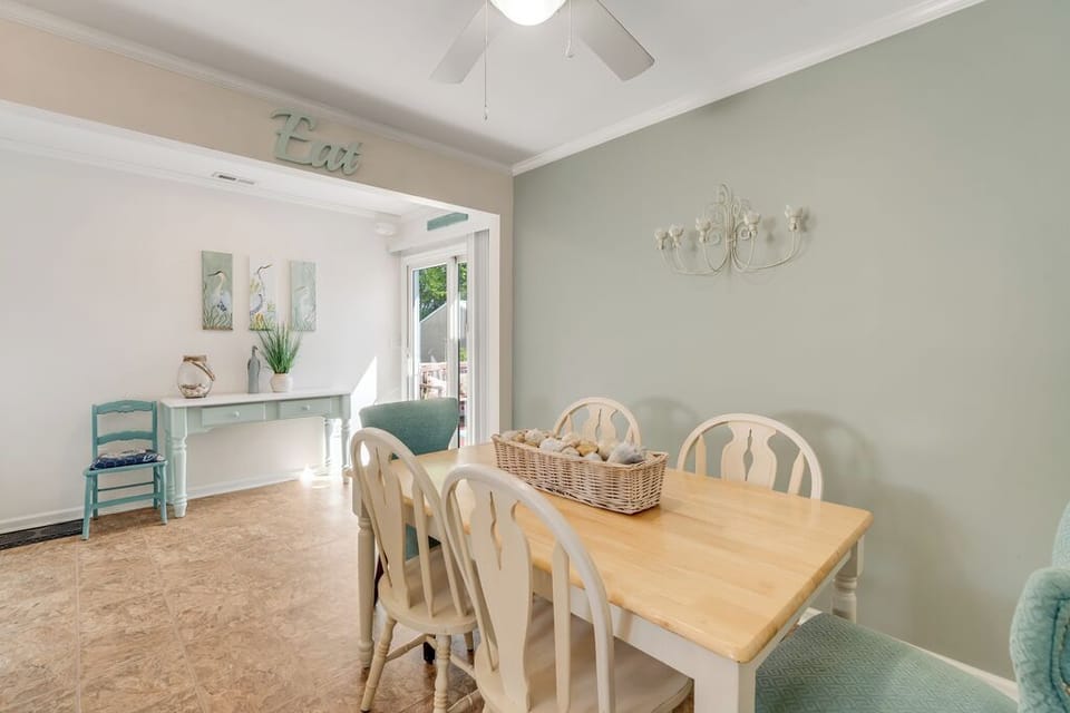Serene Coastal Colors throughout.