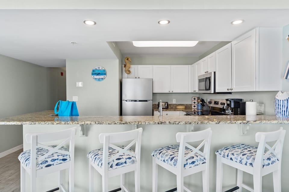 Kitchen with Bar Seating