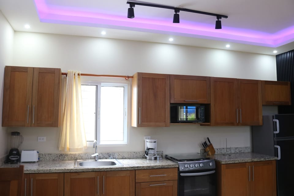 The kitchen.