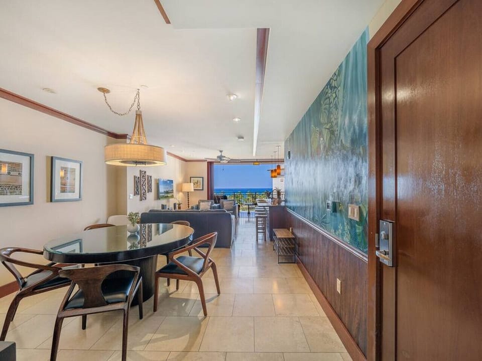 Spacious dining area