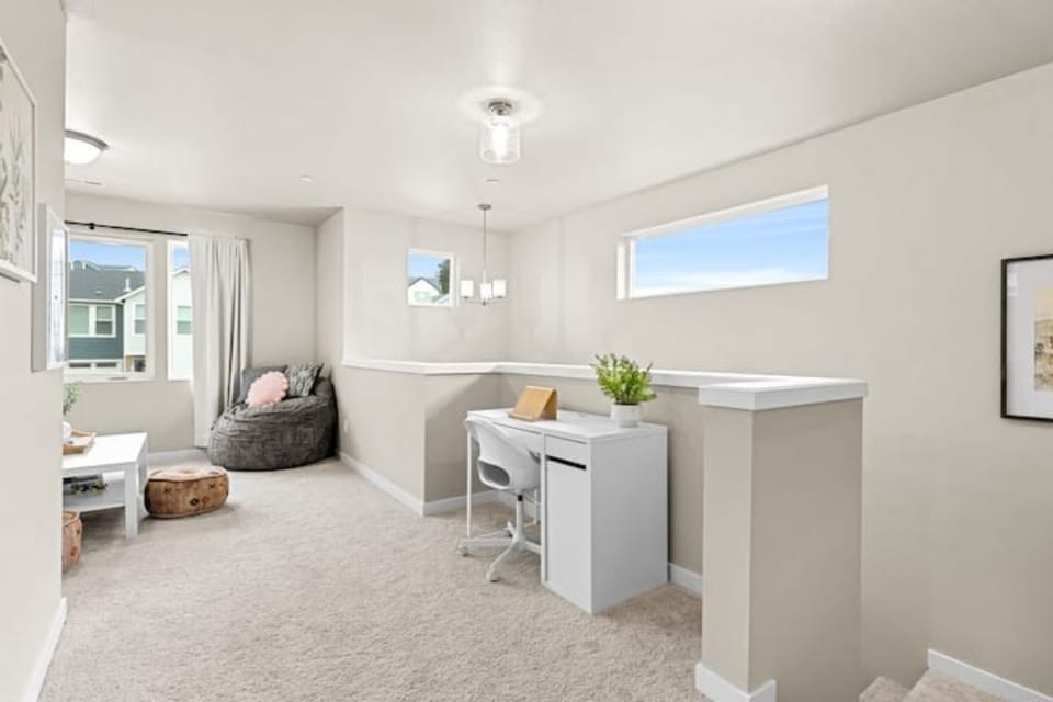 There's another desk for kids homework