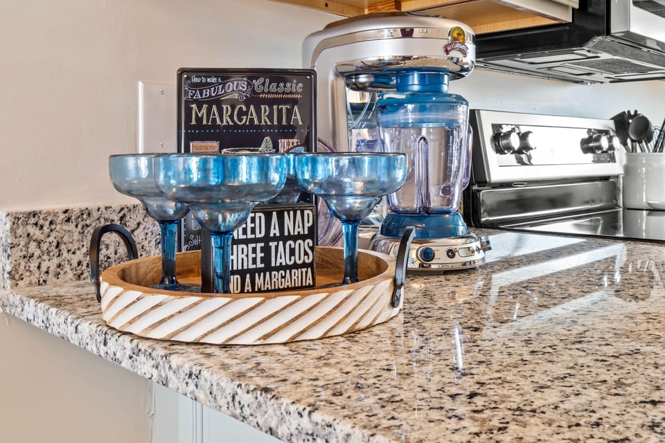 Everything you need to make a yummy margarita or frozen drink!