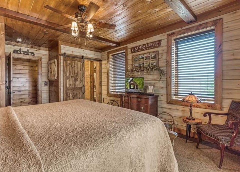 Cades Cove Master Bedroom