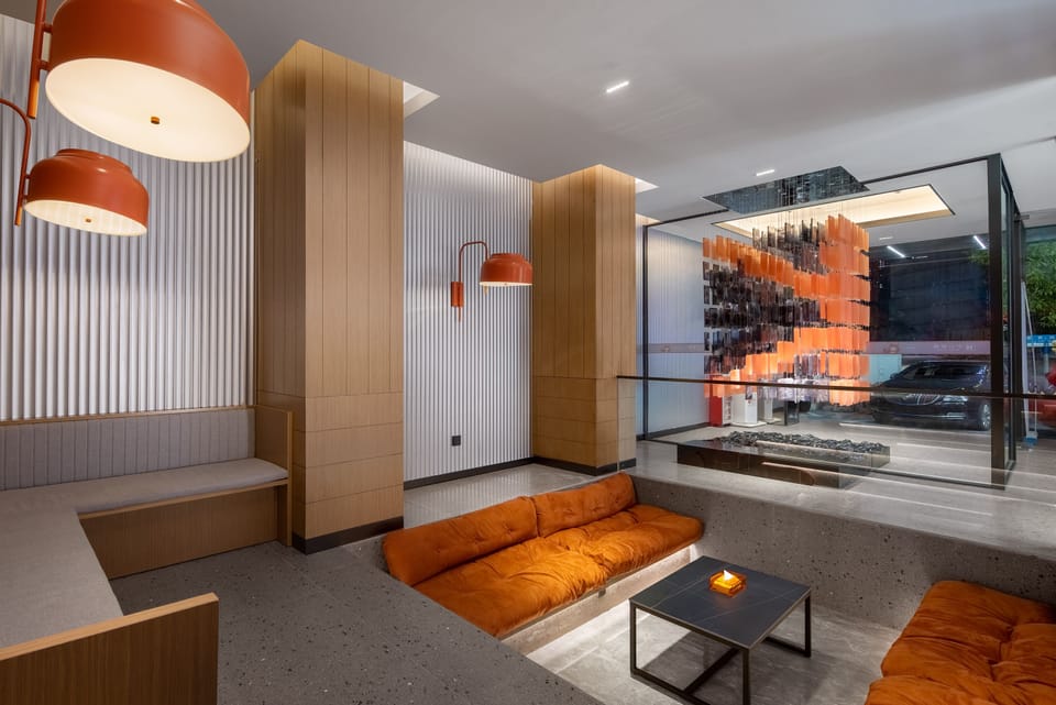 Lobby sitting area
