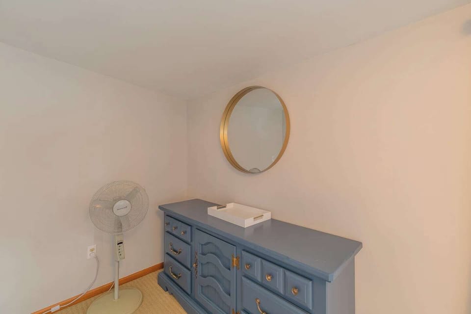 Dresser in king bedroom. 
