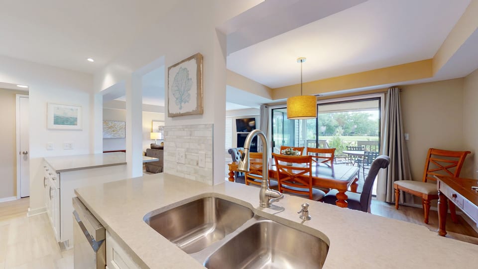 Kitchen with Views of the George Fazio Golf Course