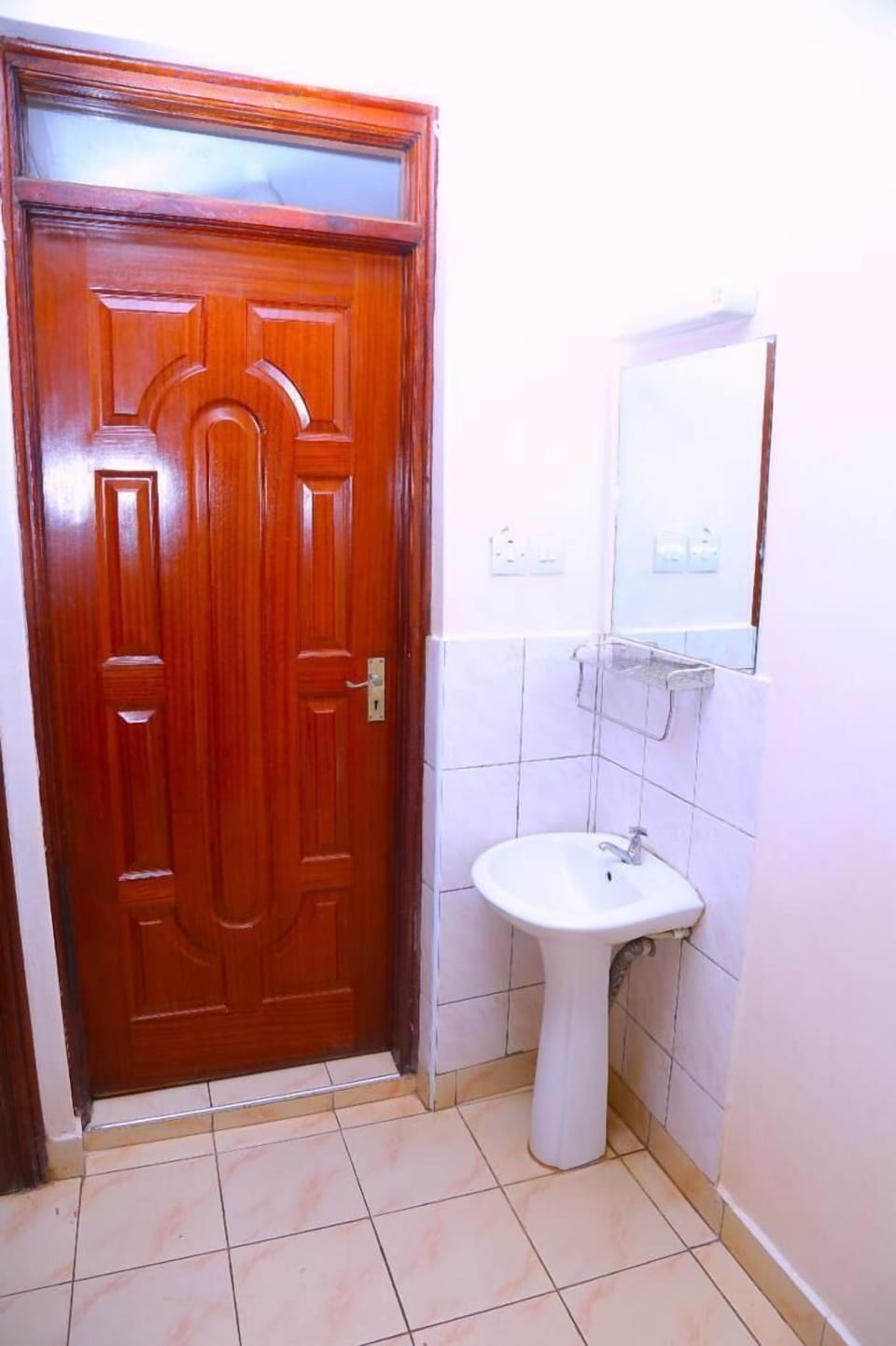 Luxury Apartment | Bathroom | Shower, rainfall showerhead, soap, toilet paper