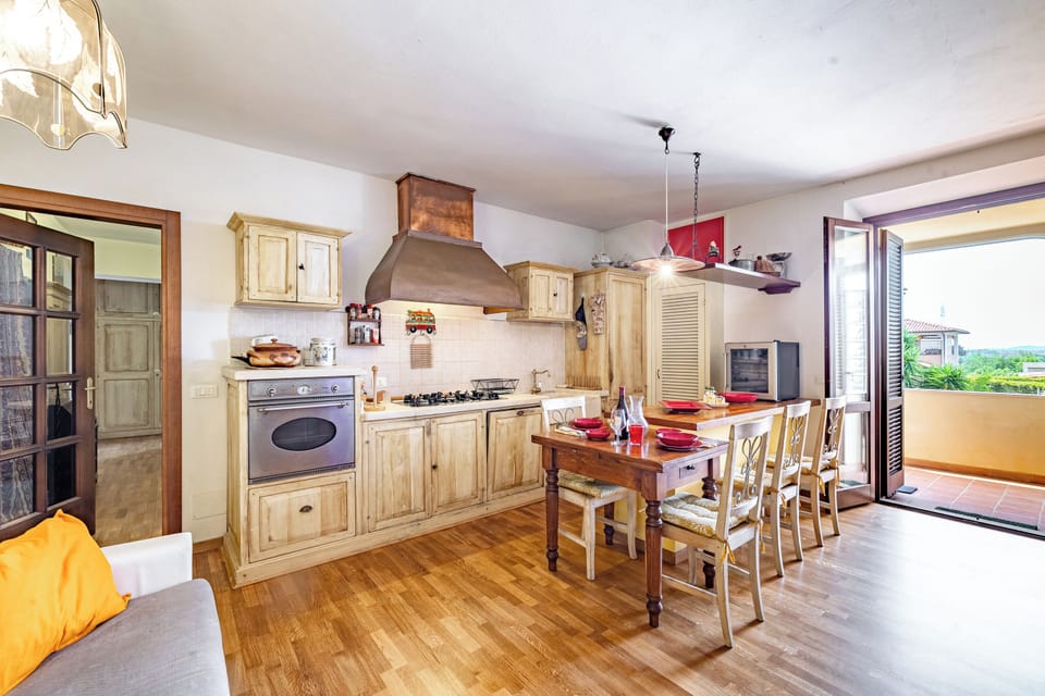 Family Apartment, Multiple Bedrooms, 2 Bathrooms (Casa di Allegra Terme di Venturina) | Private kitchen | Fridge, oven, stovetop, dishwasher