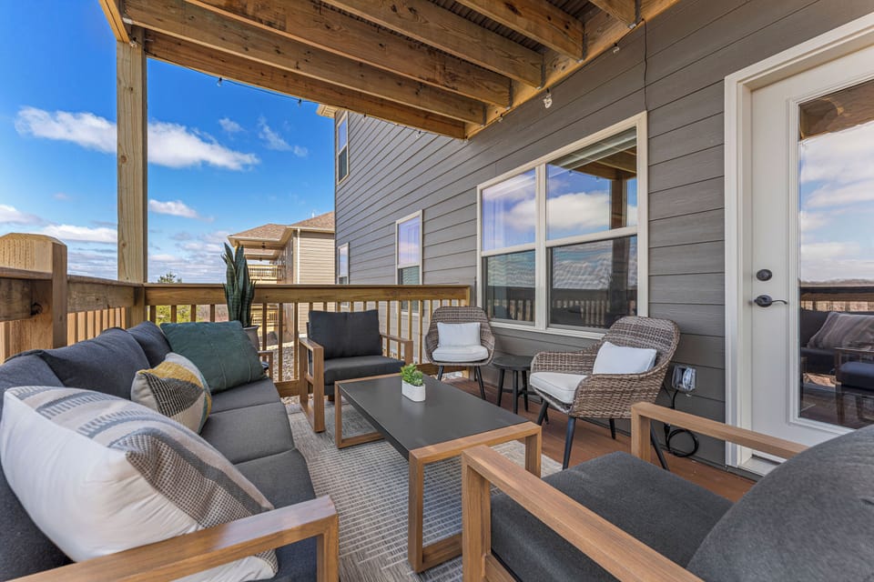 Outdoor seating area