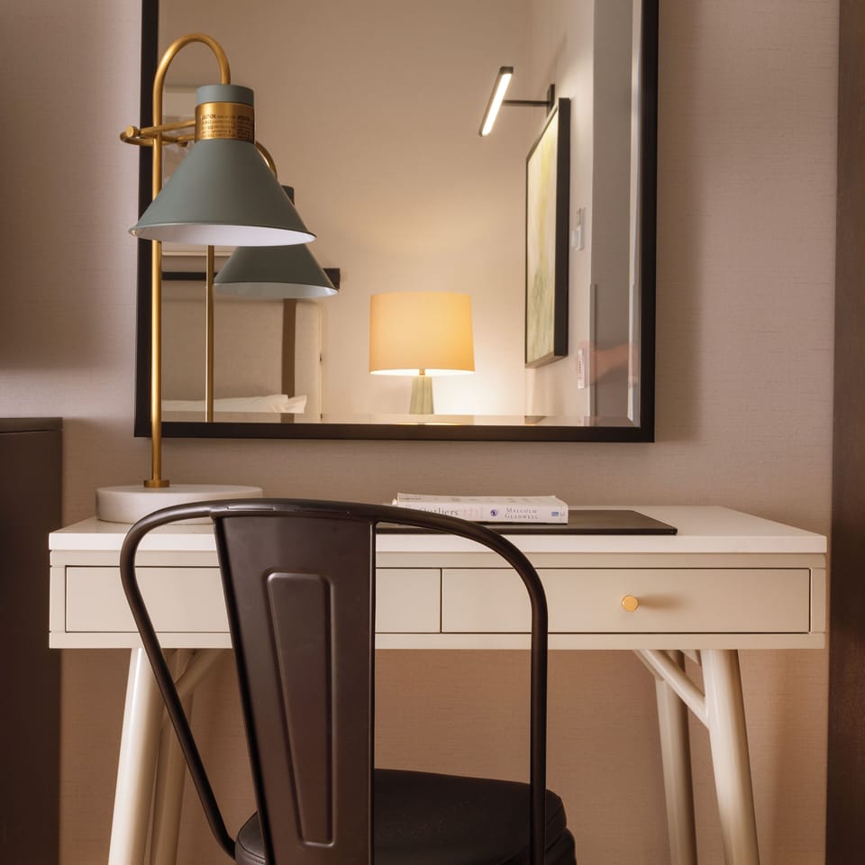 Premium bedding, in-room safe, individually decorated