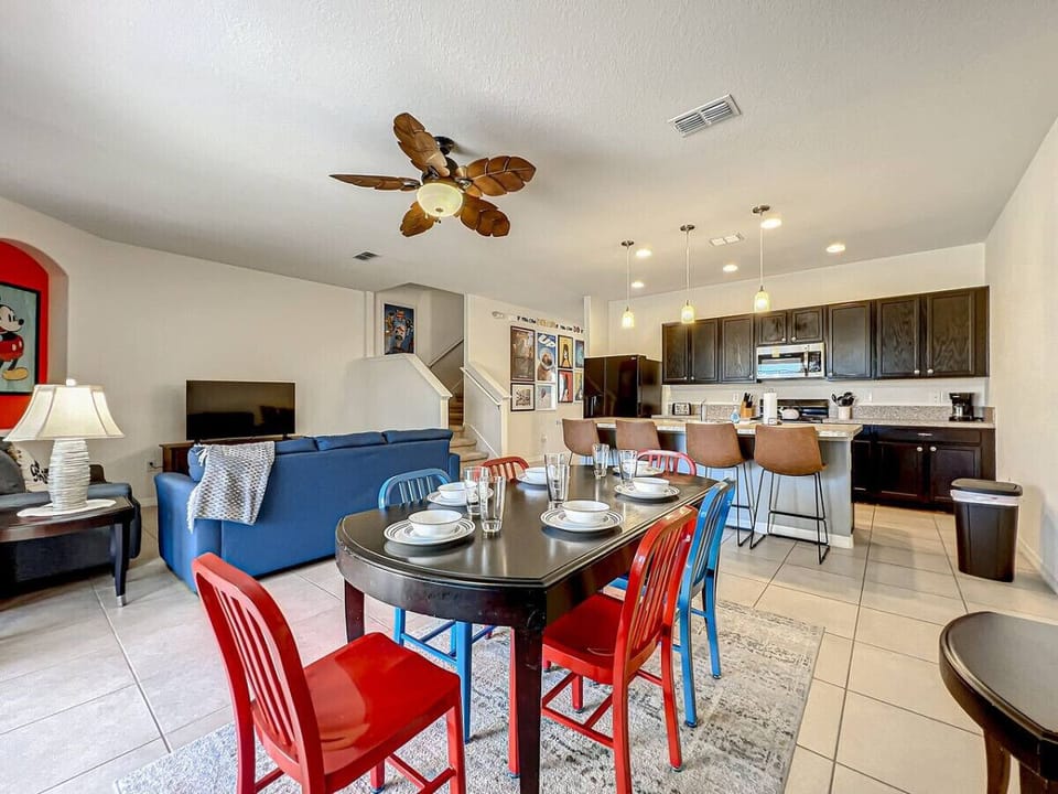 Bright and inviting dining area designed for great food and even better company