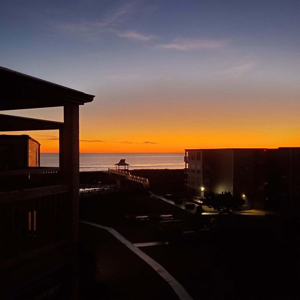 Colony by the Sea at night.