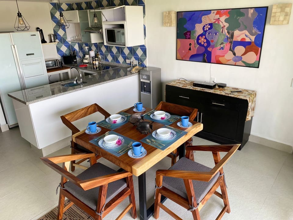 Kitchen and dining room