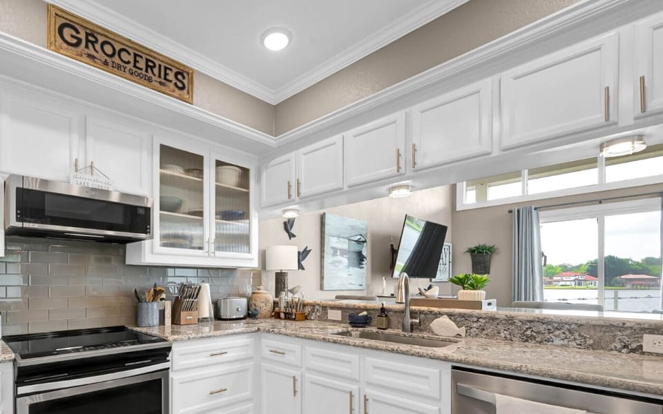 Dishwasher & dishwashing soap for your convenience