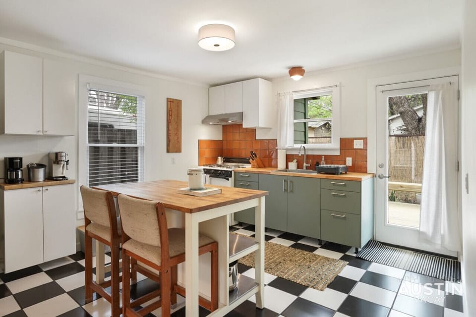 Fully equipped kitchen with all the essentials