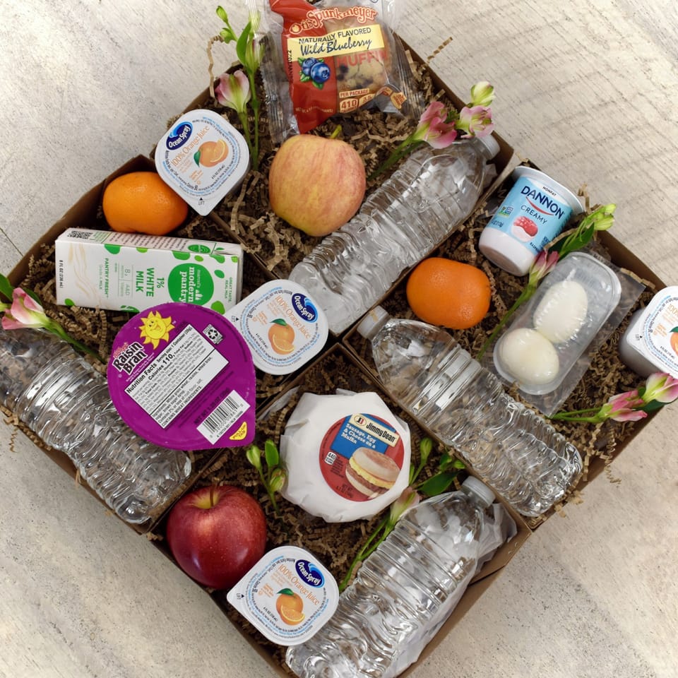 Free daily on-the-go breakfast