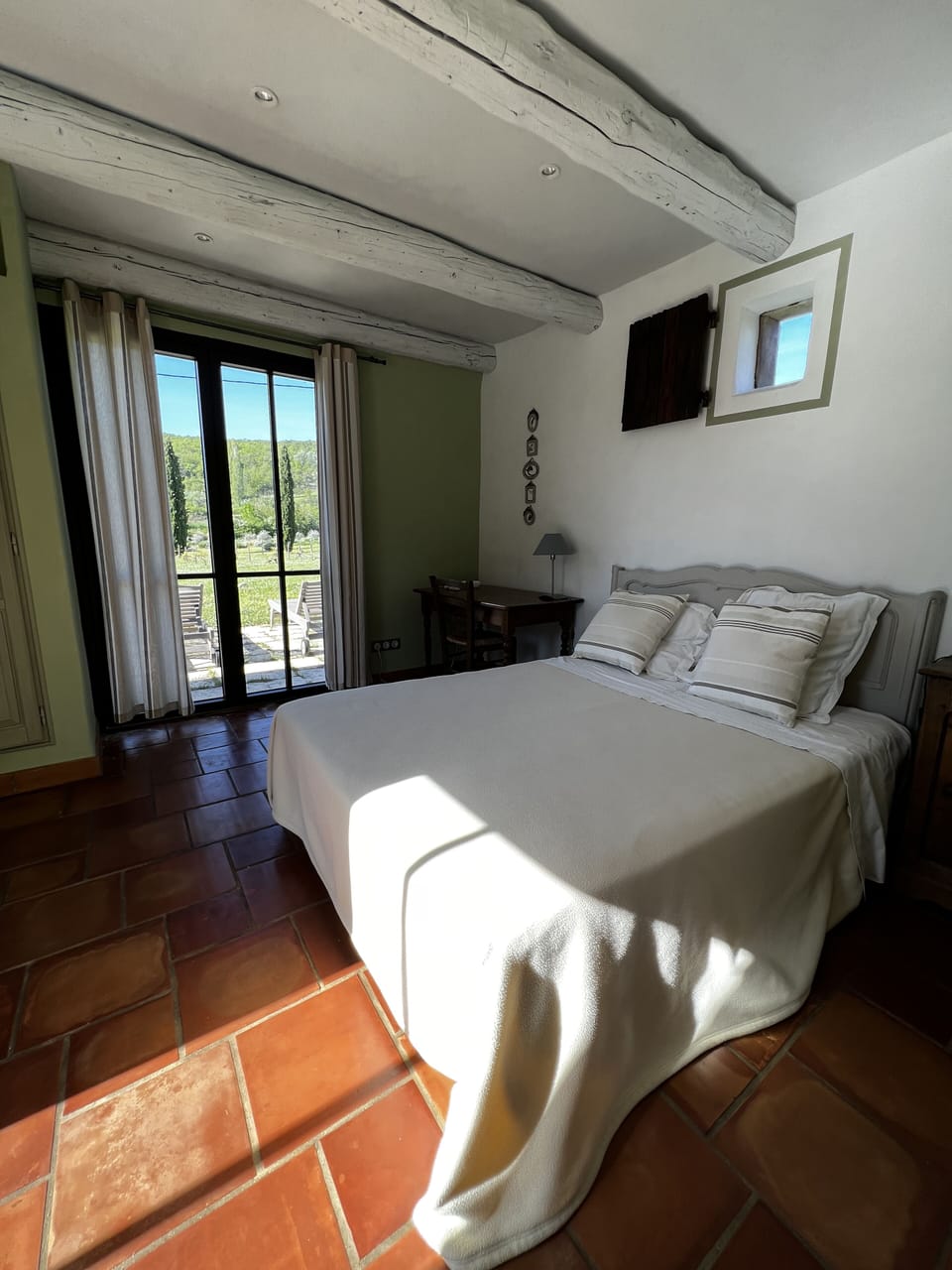 Deluxe Double Room, Annex Building (PISCINE) | Blackout drapes, iron/ironing board, free WiFi, bed sheets