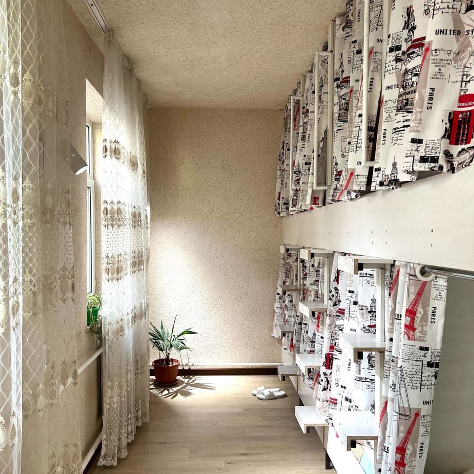 Economy Shared Dormitory | Iron/ironing board (on request), WiFi (free), bed sheets