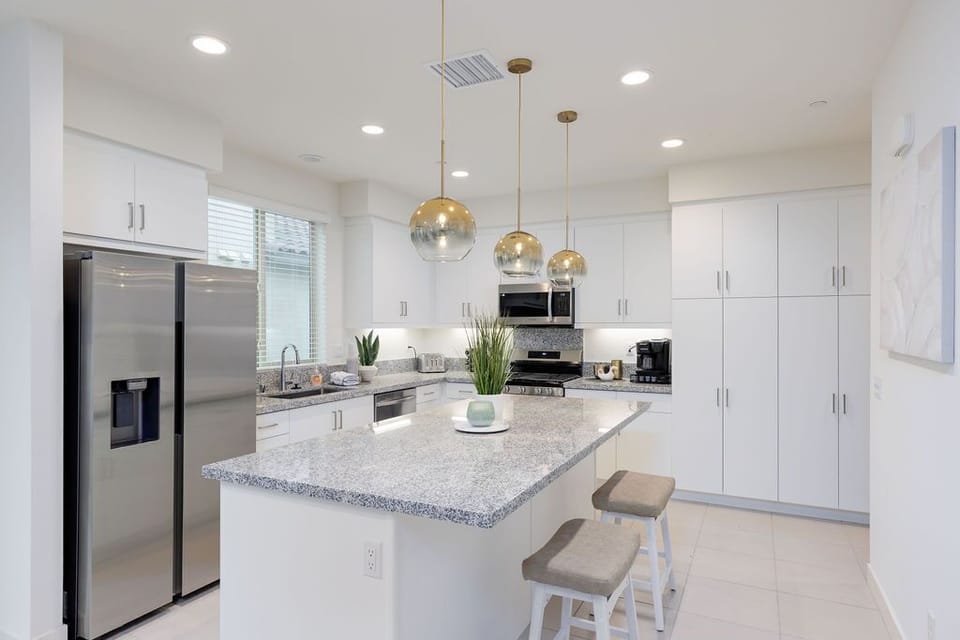 Kitchen with modern appliances