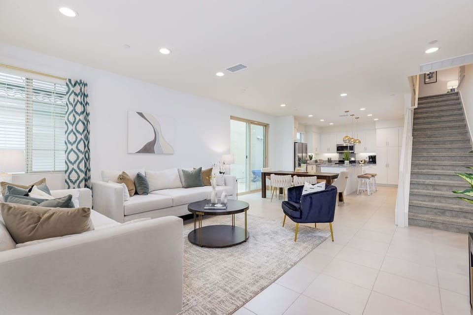 Open living room