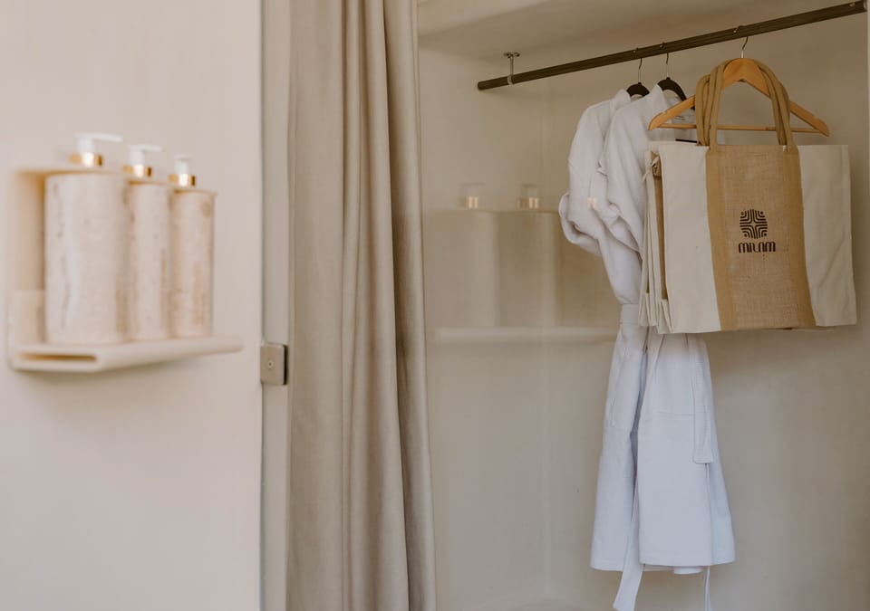 Grand Room | Bathroom | Shower, rainfall showerhead, designer toiletries, hair dryer