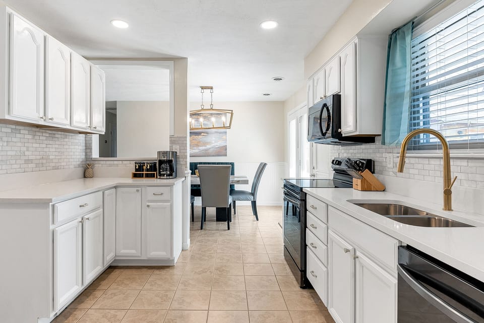 Fully renovated and stocked for everything from quick breakfasts to dinners