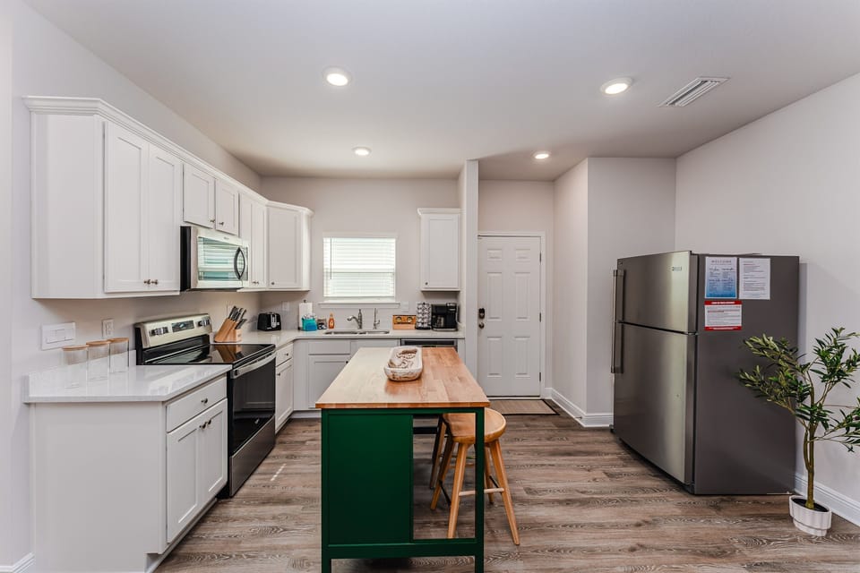 A second full kitchen in the in-law suite!