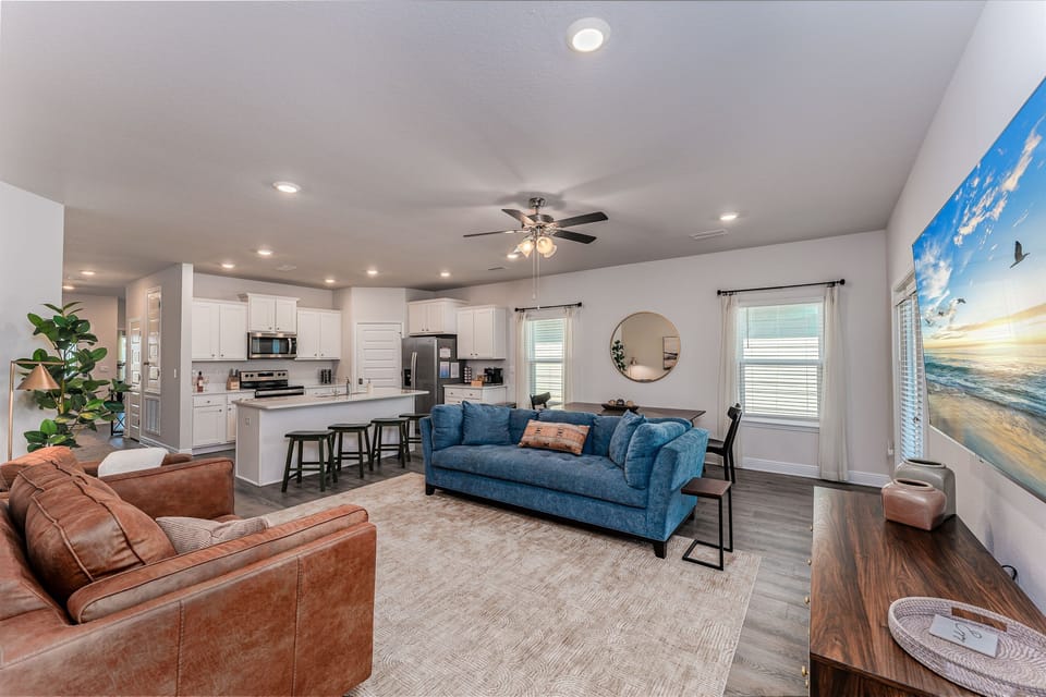 Open Concept Living Area