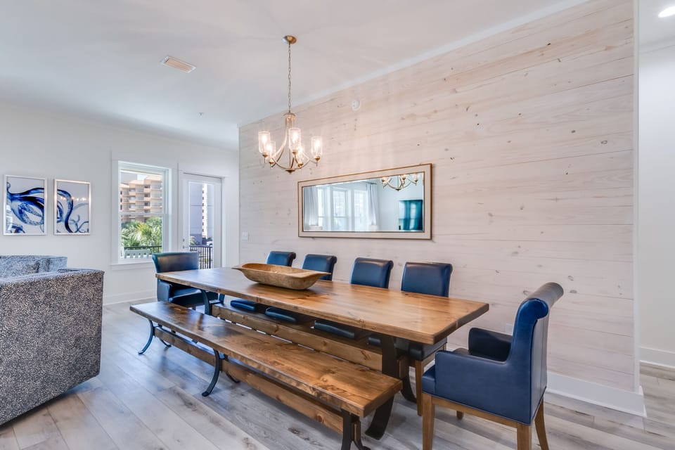 Elegant dining space for the home chef who enjoys serving meals in style.