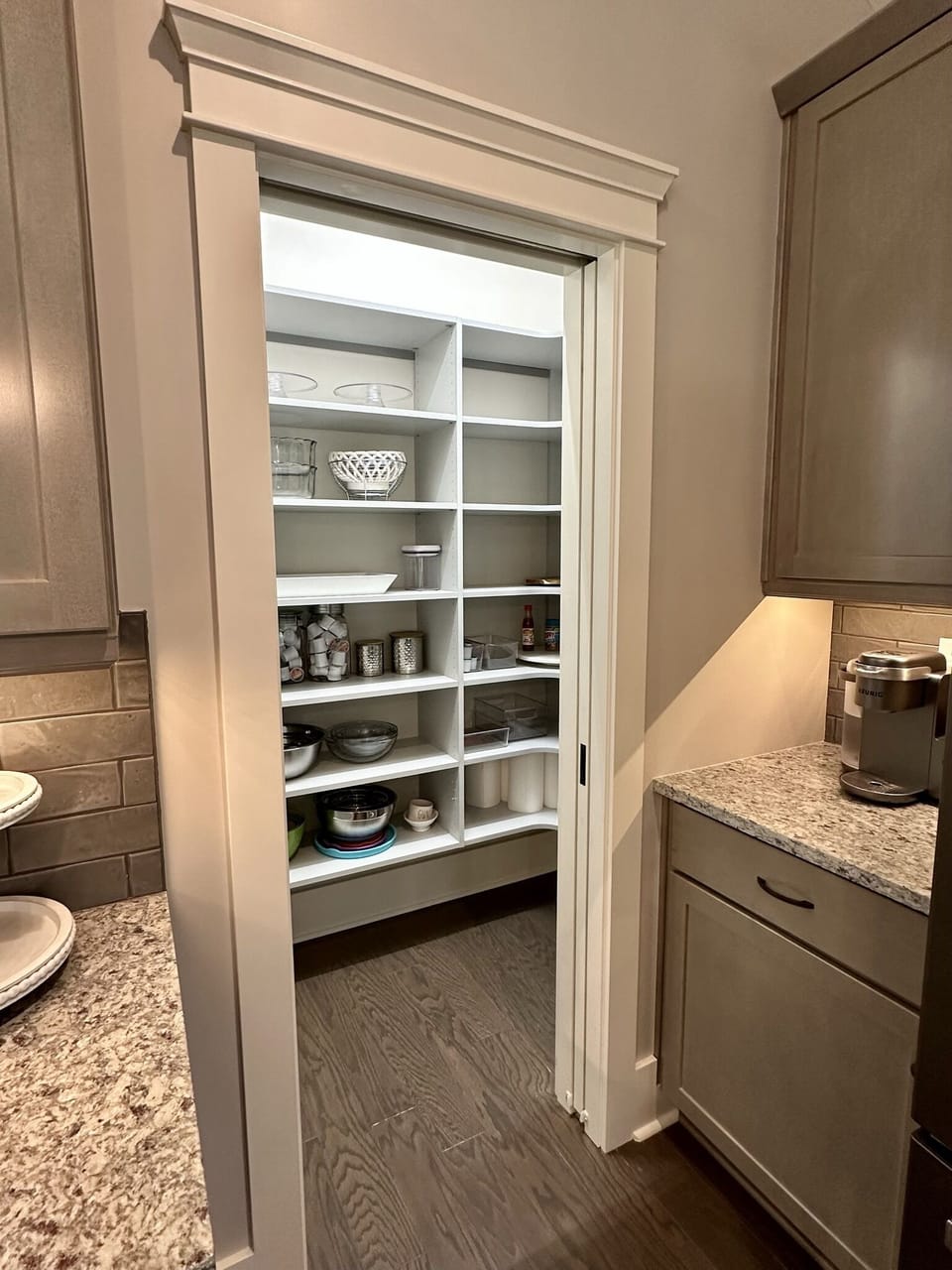 Kitchen Pantry Main Level Upper Floor
