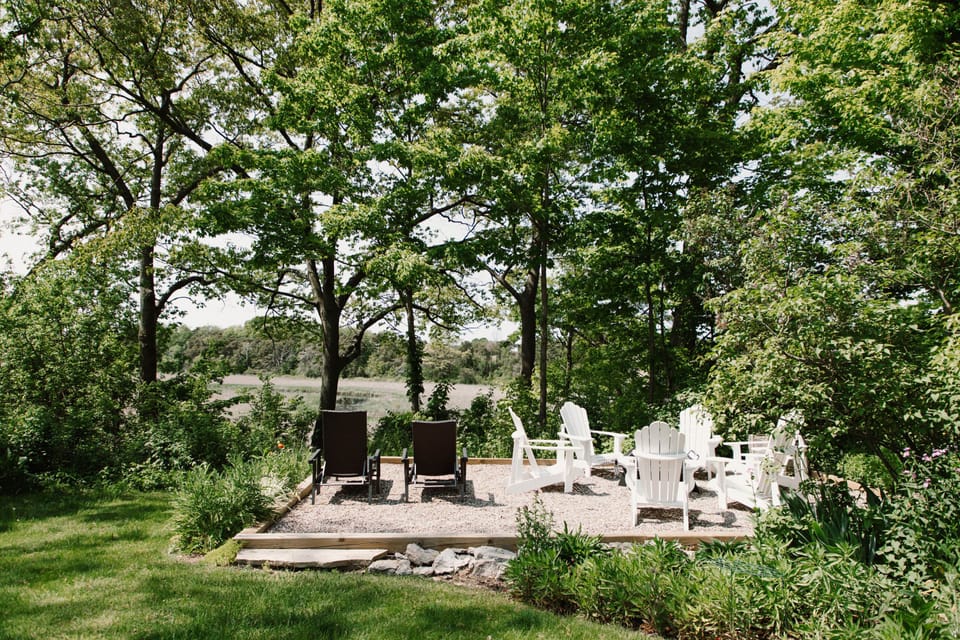 Backyard oasis overlooking East Lake.