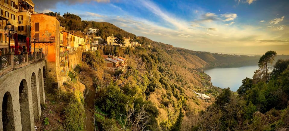 Spectacular views from Nemi town center