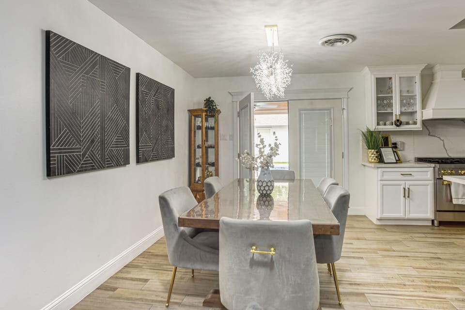 Dining Area | Main Level | Dishware + Flatware