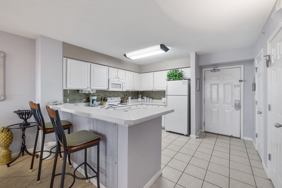 Indoors, Floor, Kitchen, Refrigerator, Dining Table