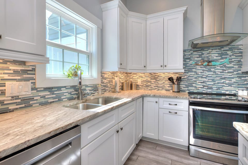 Ample work space and storage for your food