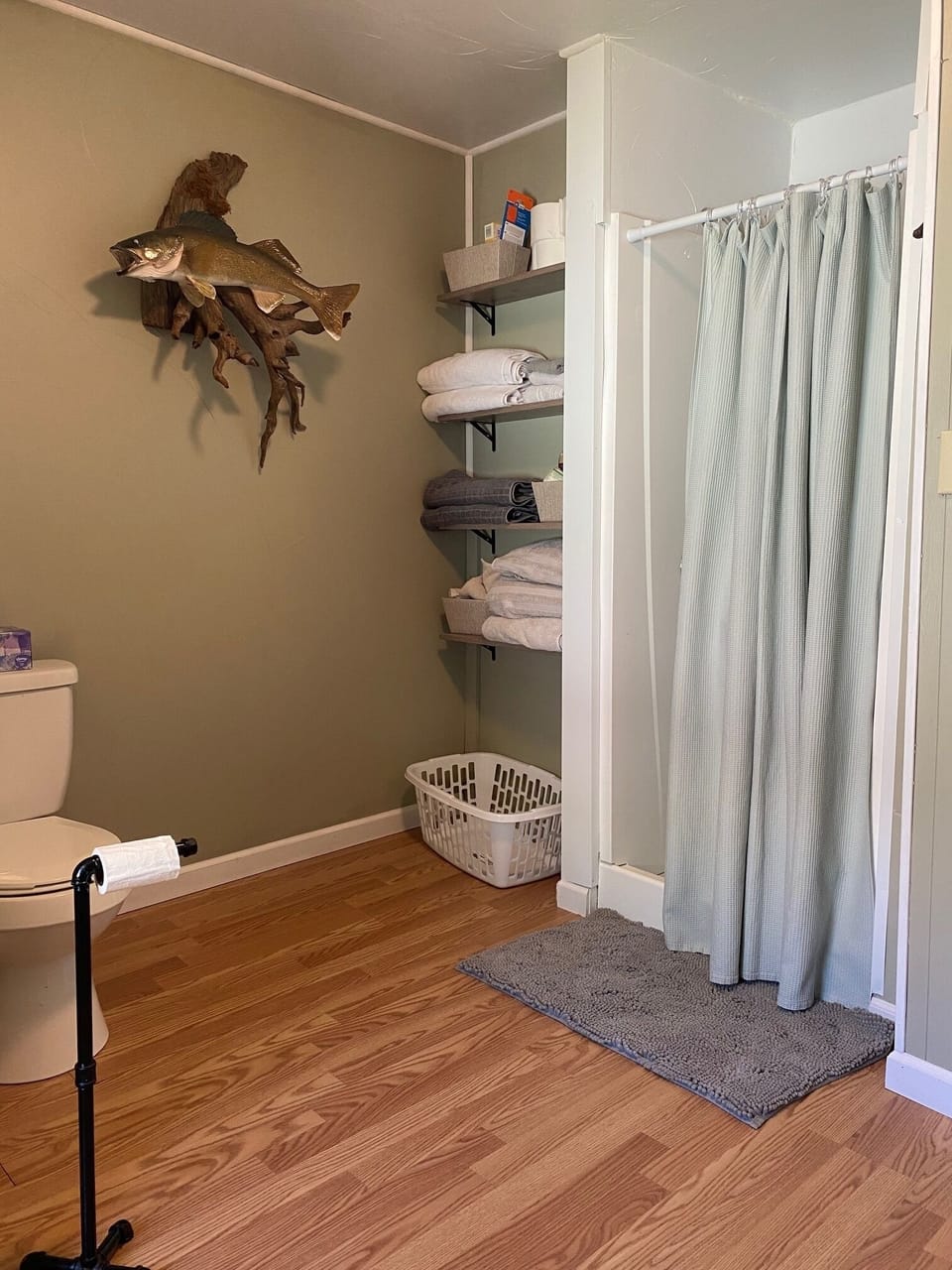 2nd floor full bathroom includes a stand-up shower stall. 