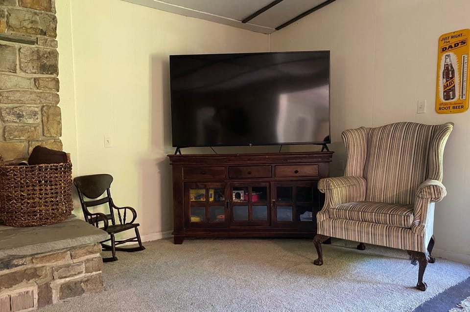 70-inch Wi-Fi TV for your creature comforts.  