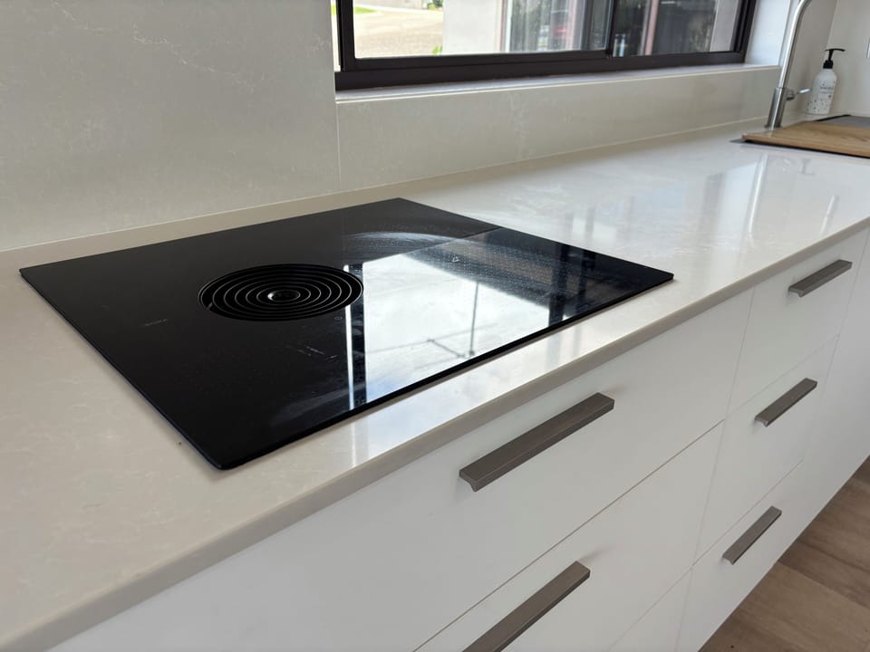 Quality Bora induction cooktop with downdraft exhaust 