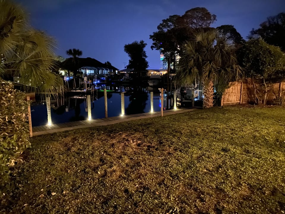 Nightly views from the dock. 