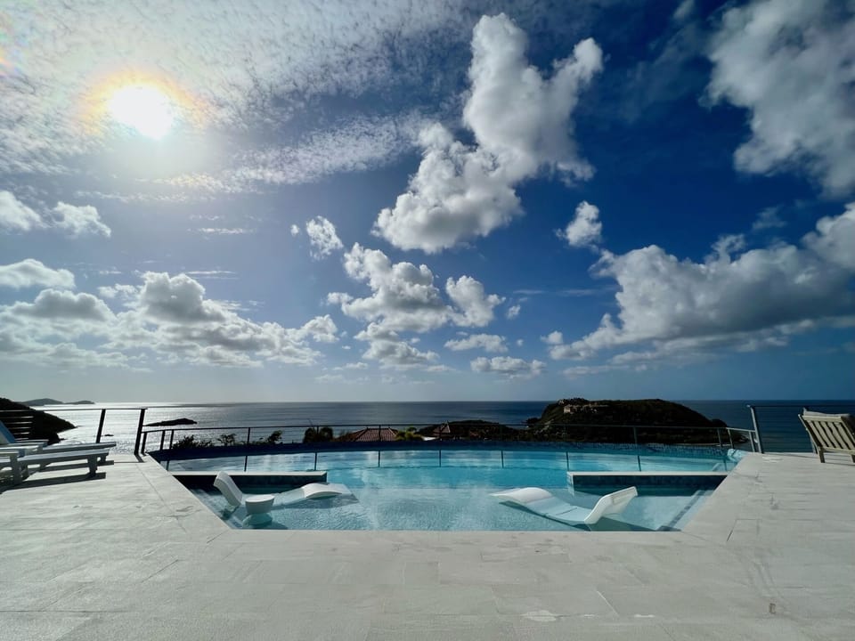 Big ocean views off the deck