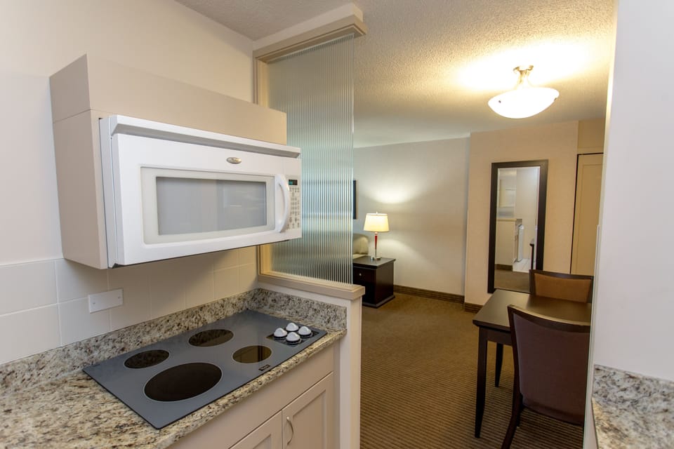 Suite, 1 Bedroom, Kitchenette | Private kitchenette | Fridge, microwave, coffee/tea maker, electric kettle