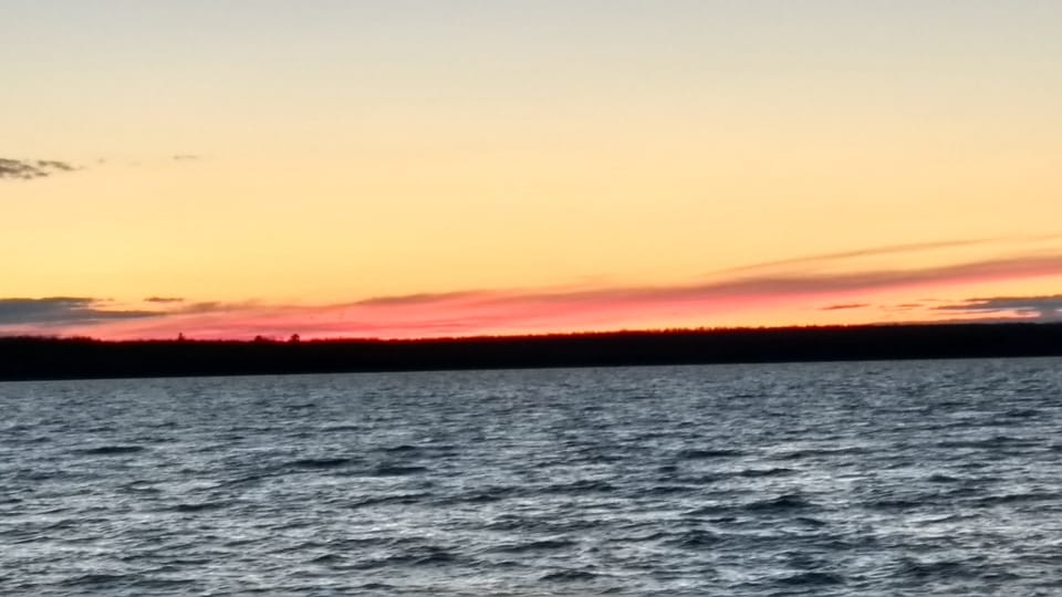 Beach to peninsula sunset