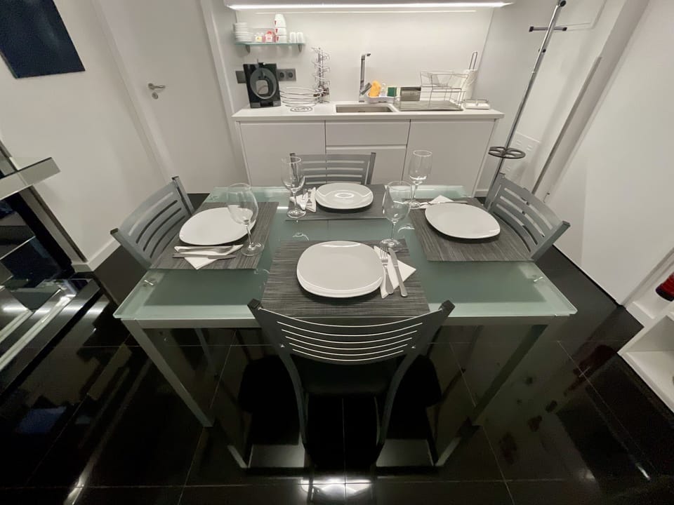 Mesa de refeições.